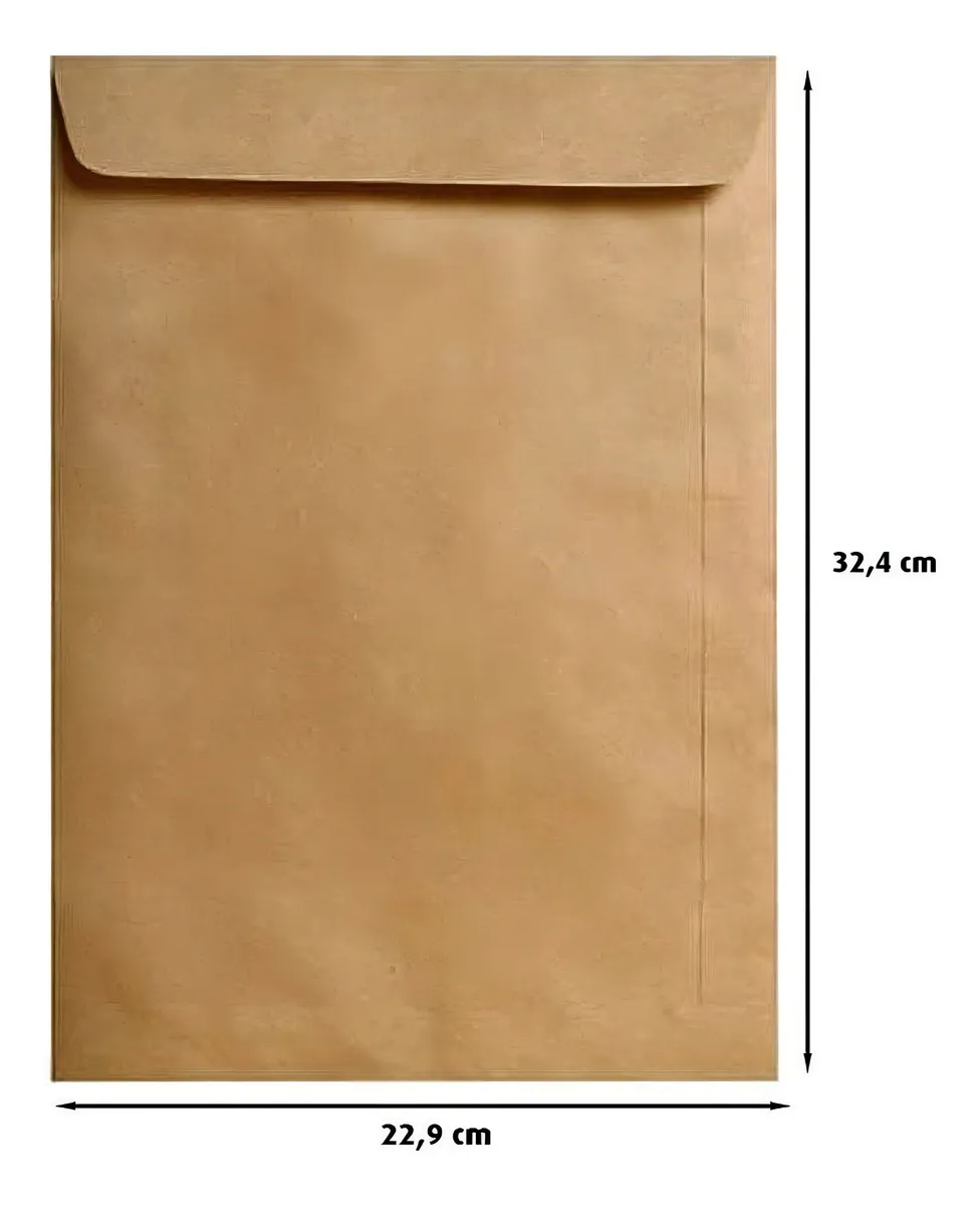 Envelope A4 Kraft Natural 80g Scrity – Ca...