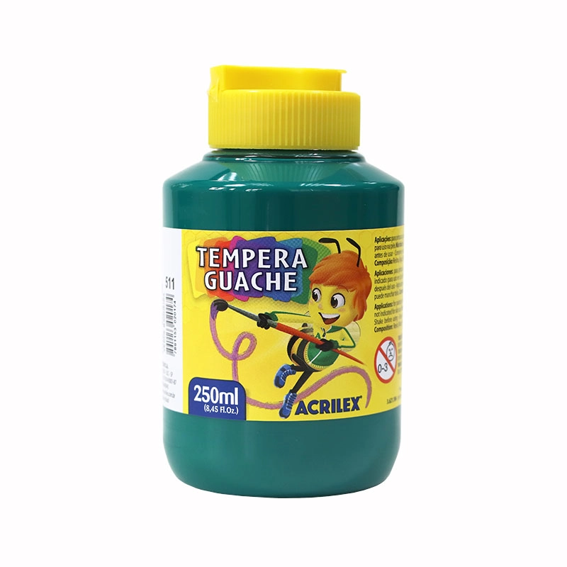 Tinta Guache 250 ml Verde Bandeira Acrile...