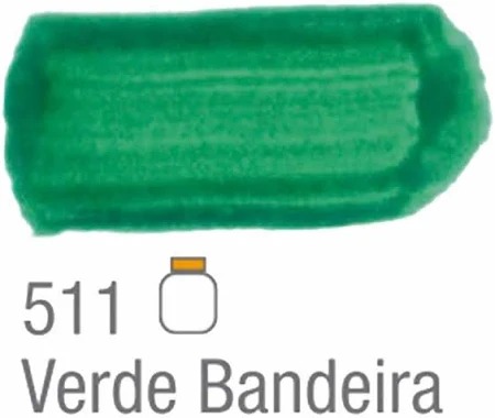 Tinta Guache 250 ml Verde Bandeira Acrile...