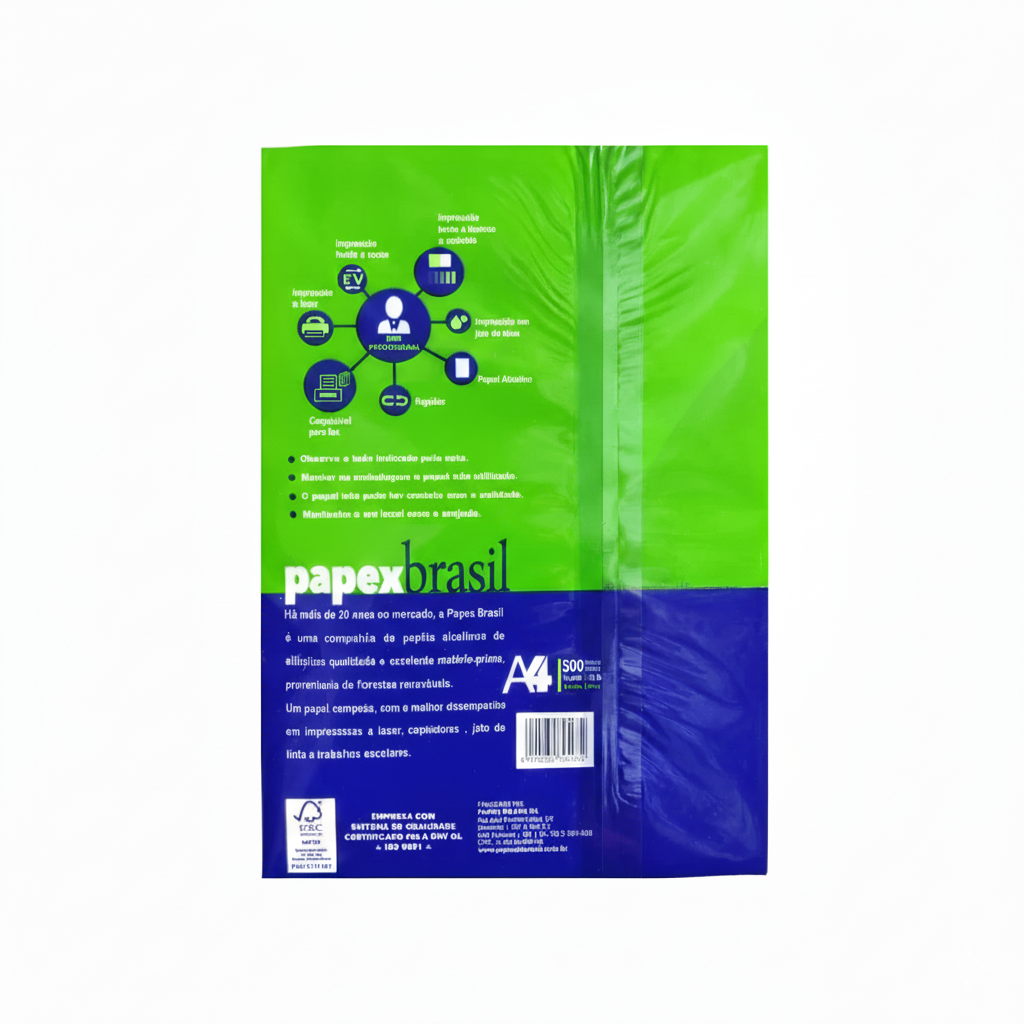 Papel Sulfite A4 75g/m² PAPEXBRASIL - Res...