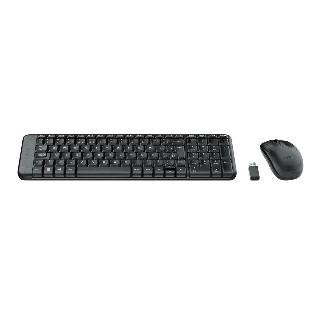 Combo Teclado e Mouse Sem Fio Logitech MK...