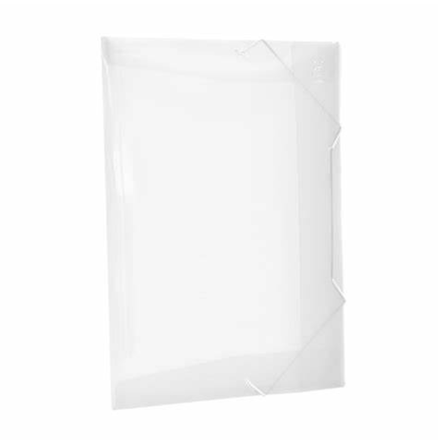 Pasta com aba e elástico 504PP – Transpar...