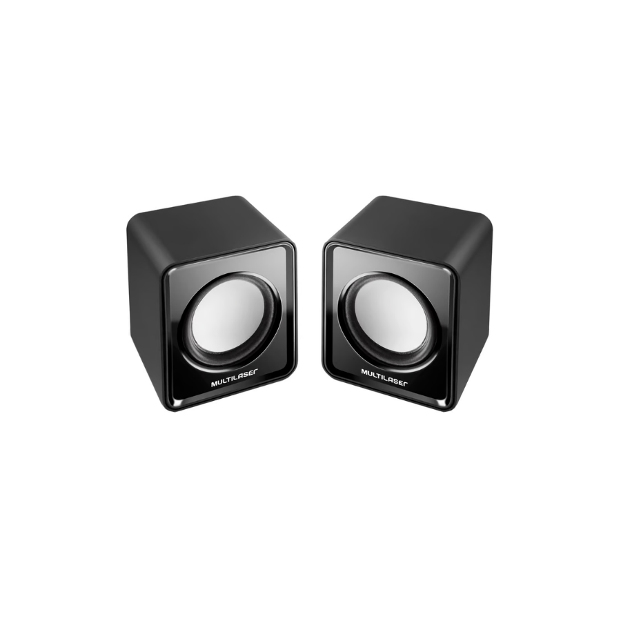 Caixa de Som 2.0 Mini 3W Multilaser SP144